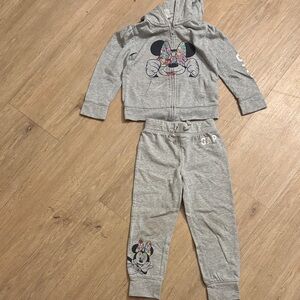 GAP Gray Mickey Mouse Tracksuit
